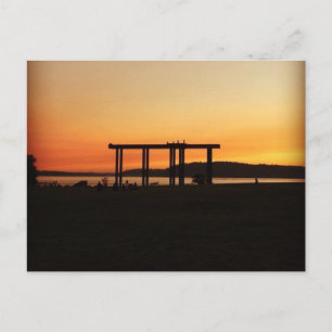 Postcard - Chambers Bay Sunset Postkarte