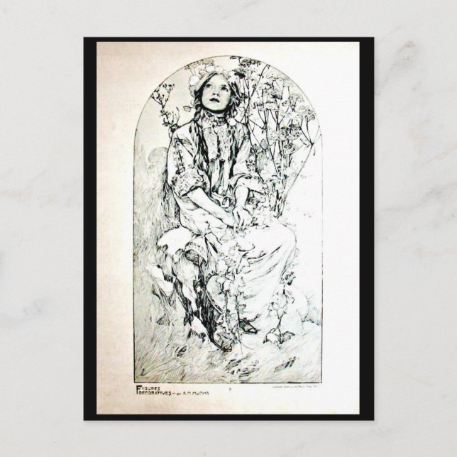 Postcard-Classic/Vintag-Alphonse Mucha 76 Postkarte (Vorderseite)