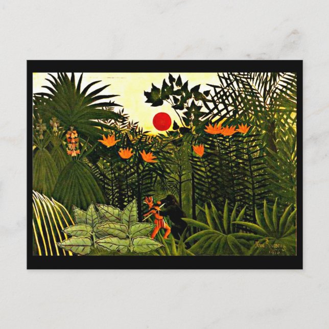 Postcard-Classic/Vintag-Henri Rousseau 23 Postkarte (Vorderseite)
