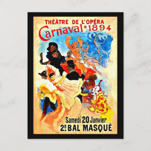 Postcard-Classic/Vintag-Jules Chéret 14 Postkarte