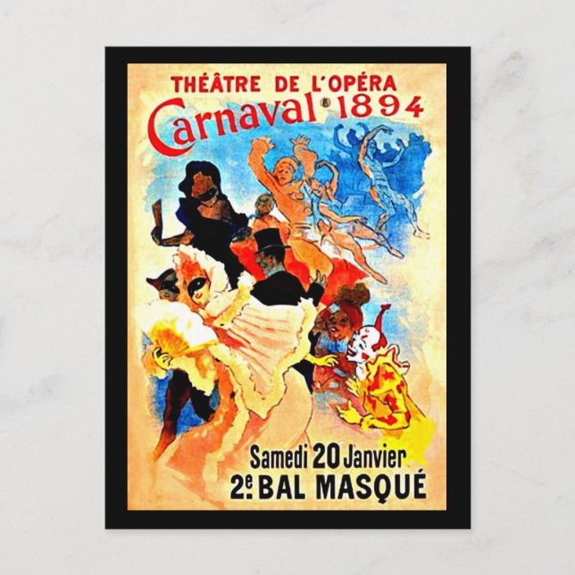 Postcard-Classic/Vintag-Jules Chéret 14 Postkarte (Vorderseite)