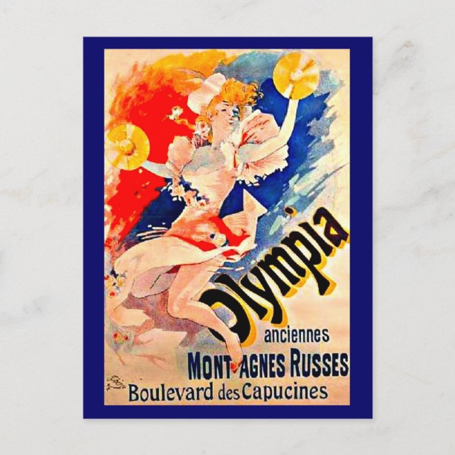 Postcard-Classic/Vintag-Jules Chéret 16 Postkarte (Vorderseite)