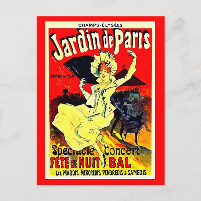 Postcard-Classic/Vintag-Jules Chéret 35 Postkarte (Vorderseite)
