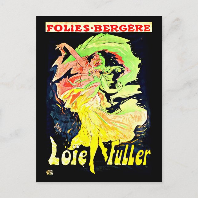 Postcard-Classic/Vintag-Jules Chéret 6 Postkarte (Vorderseite)