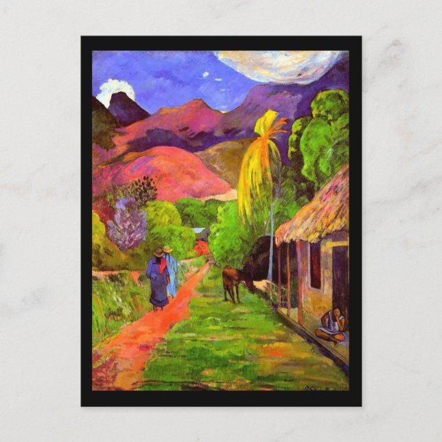 Postcard-Classic/Vintag-Paul Gauguin 4 Postkarte (Vorderseite)