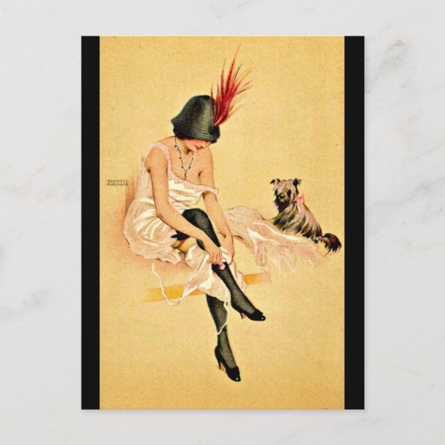 Postcard-Classic/Vintag-Raphael Kirchner 5 Postkarte (Vorderseite)
