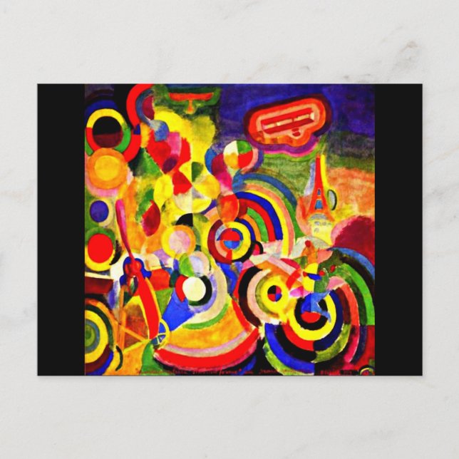 Postcard-Classic/Vintag-Robert-Delaunay 8 Postkarte (Vorderseite)