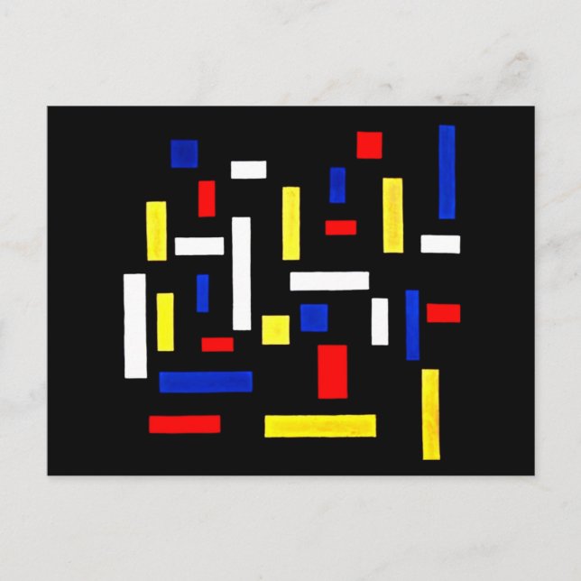 Postcard-Classic/Vintag-Theo Van Doesburg 5 Postkarte (Vorderseite)