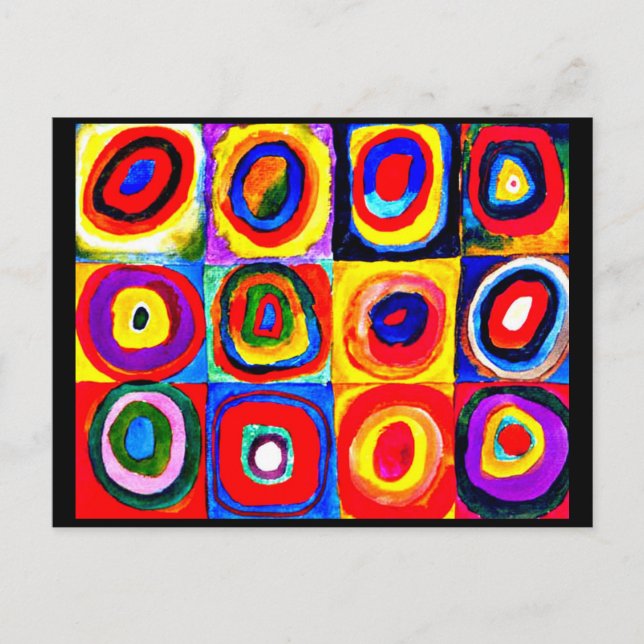 Postcard-Classic/Vintag-Wassily Kandinsky 18 Postkarte (Vorderseite)