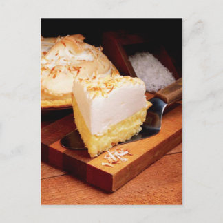 POSTCARD COCONUT CREAM PIE POSTKARTE