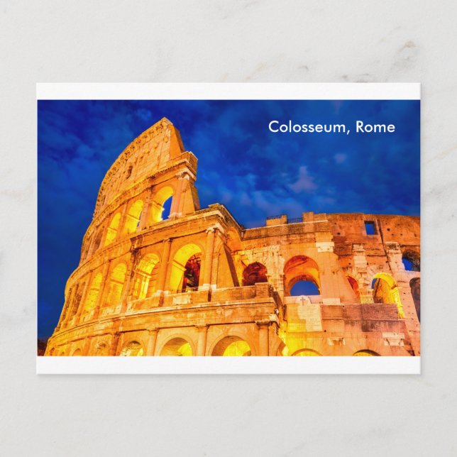 Postcard Colosseum twied Rome Postkarte (Vorderseite)