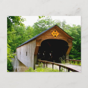 Postcard Covered Bridge New Hampshire Postkarte