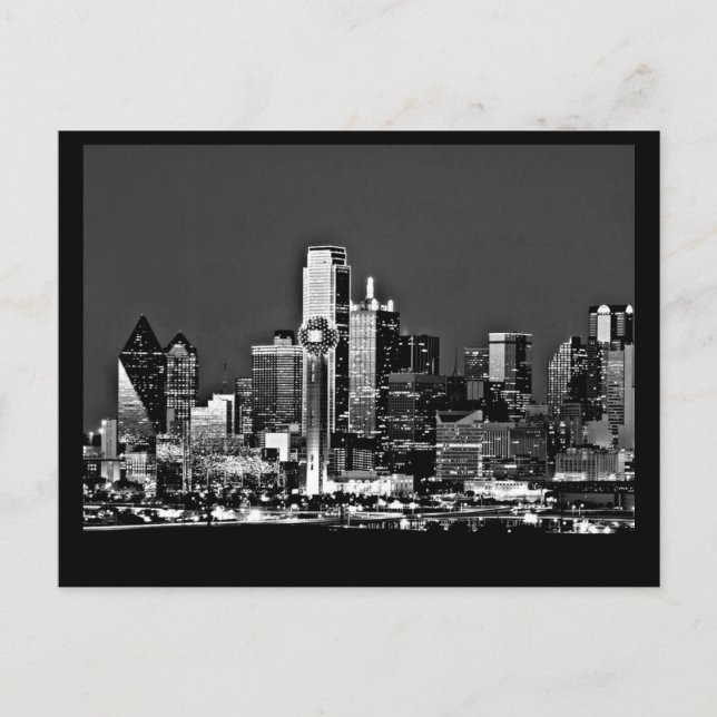Postcard-Dallas Fotogray-37 Postkarte (Vorderseite)