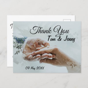 Postcard danke für die Teilnahme an der Einladung Postkarte