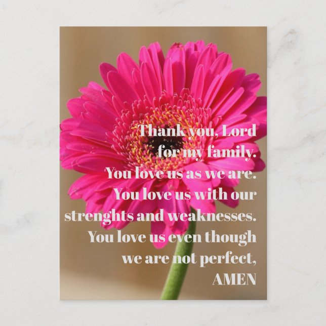 Postcard - Danke, Herr Postkarte (Vorderseite)