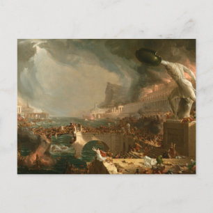 Postcard Der Kurs des Empire Destruction Cole T. Postkarte