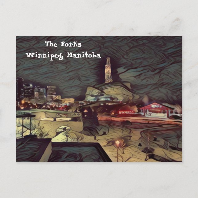 Postcard Die Gabel gewinnen, MB. Postkarte (Vorderseite)