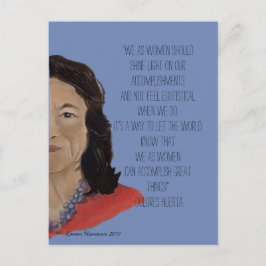 Postcard-Dolores für die Schwesternschaft Postkarte