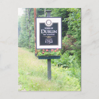 Postcard Dublin, New Hampshire Postkarte