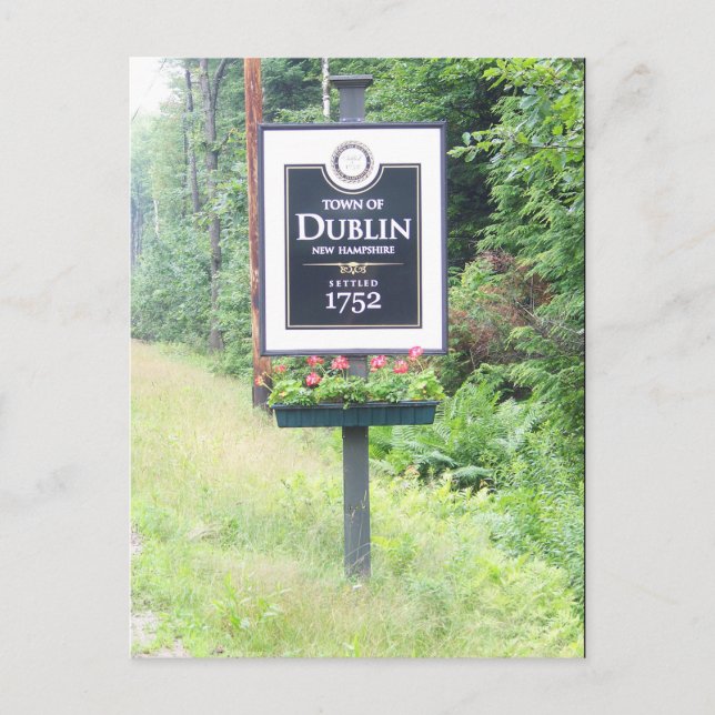 Postcard Dublin, New Hampshire Postkarte (Vorderseite)