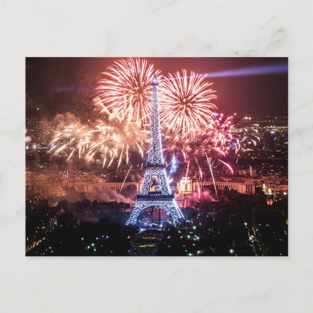 Postcard Eiffel Tower, Paris Frankreich Postkarte (Vorderseite)