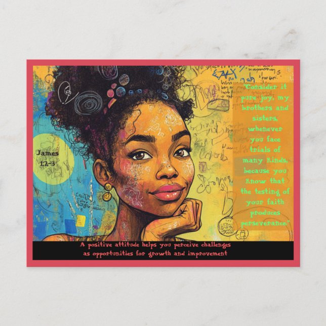 Postcard Empowerment des Glaubens Postkarte (Vorderseite)