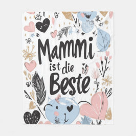 Postcard Fleecedecke