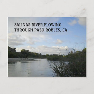 POSTCARD: Fluss Salinas in Paso Robles Postkarte