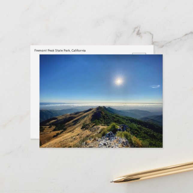 Postcard - Fremont Peak Staat Park Postkarte (Vorderseite/Rückseite Beispiel)