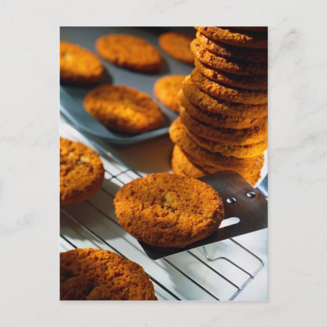 POSTCARD FRISCH BAKED COOKIES POSTKARTE (Vorderseite)