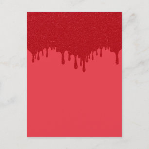 Postcard für benutzerdefiniertes Tropfen-Design - Feiertagspostkarte