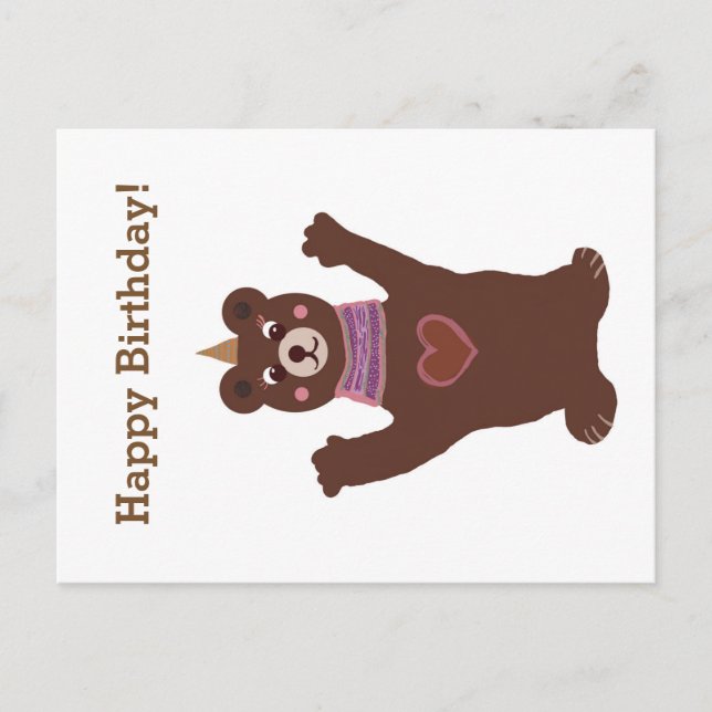 Postcard Glückwunsch 1. Geburtstag Postkarte (Vorderseite)