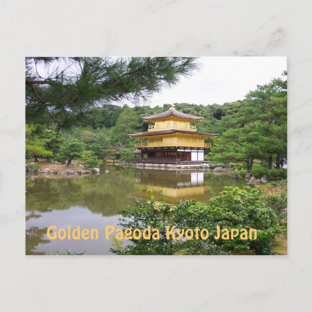 POSTCARD - Goldene Pagode Postkarte (Vorderseite)