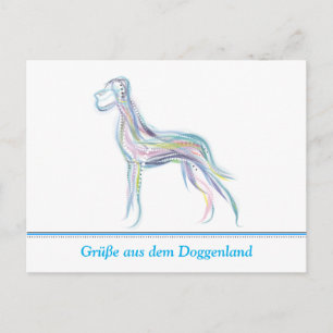Postcard Great Dane Postkarte