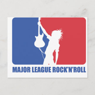 POSTCARD - GROSSER LEAGUE ROCK'N'ROLL POSTKARTE