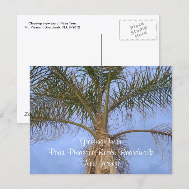Postcard Grüße von Point Pleasant Beach NJ Postkarte (Vorne/Hinten)