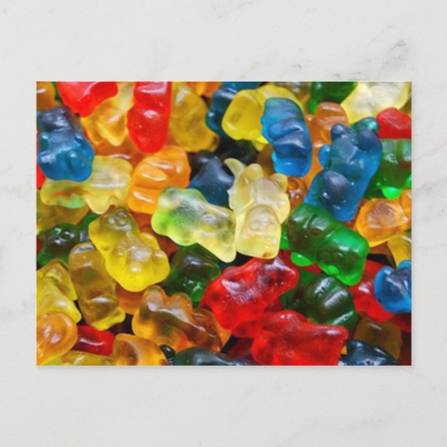 Postcard, Gummy Bears Postkarte (Vorderseite)