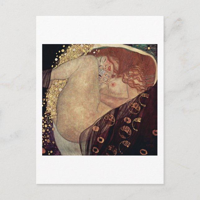 POSTCARD : GUSTAV KLIMT : DANAE : 1917-1918 POSTKARTE (Vorderseite)