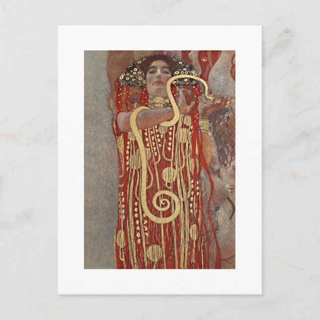 POSTCARD : GUSTAV KLIMT : HYGIEIA : 1907 POSTKARTE (Vorderseite)