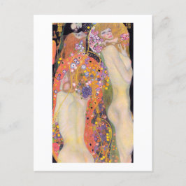 POSTCARD : GUSTAV KLIMT : WASSERSERPENTE II POSTKARTE