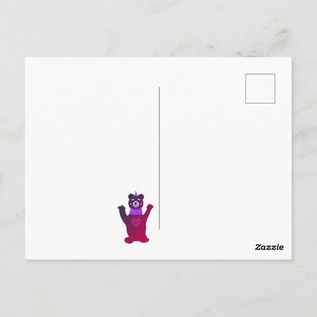 Postcard Happy Birthday Postkarte (Rückseite)