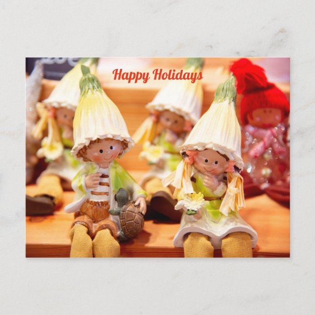 Postcard Happy Holidays Postkarte (Vorderseite)
