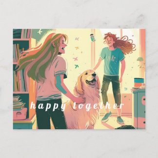 Postcard Happy Together Postkarte