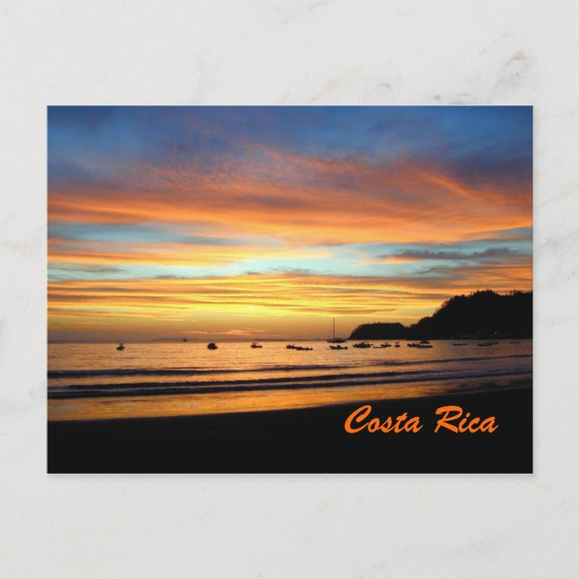 Postcard Herradura Bay Costa Rica Postkarte (Vorderseite)