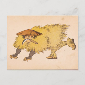 Postcard - Japanese ukiyo-e Minowaraji yokai Postkarte
