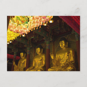 Postcard Jogyesa Tempel in Seoul, Südkorea Postkarte
