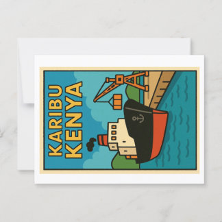 Postcard - Karibu Kenya Postkarte