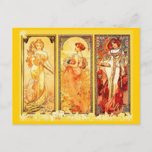 Postcard-Klassik Art-Mucha 8 Postkarte