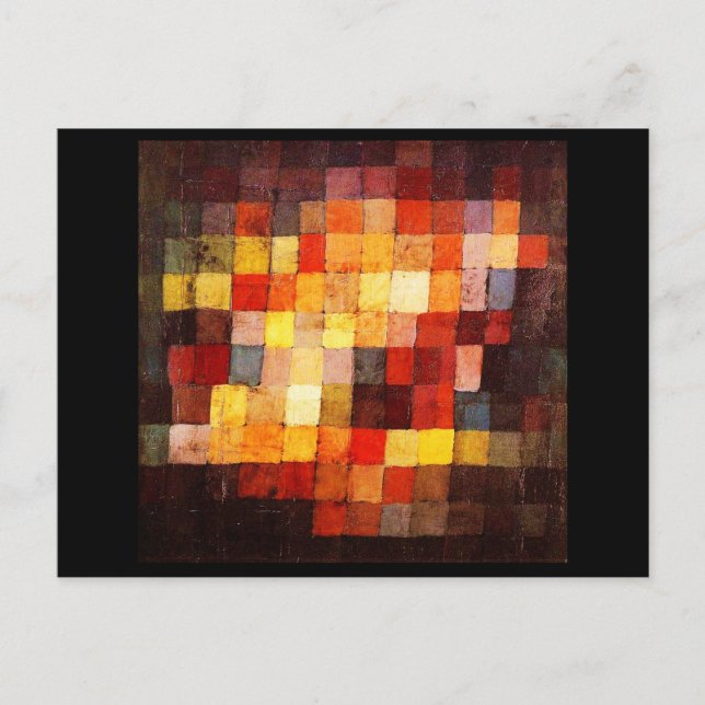 Postcard-Klassisches Art-Klee 6 Postkarte (Vorderseite)