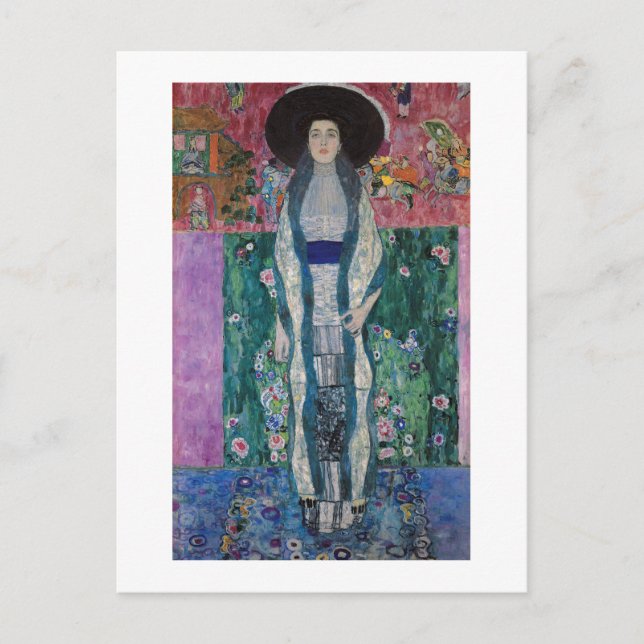 POSTCARD : KLIMT : PORTRAIT : ADELE BLOCH BAUER POSTKARTE (Vorderseite)